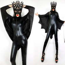 Halloween Nightclub Party Ds Black Horror Bat Jumpsuit Cosplay Costume Stage Outfit Rave Festival Performance Wear DNV13125 2024 - buy cheap