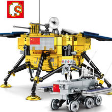 Sembo China Aerospace Rocket Satellite Lunar Probe Model Building Block DIY Brick Technical Enlighten Kid Toys Classic Ideas MOC 2024 - buy cheap