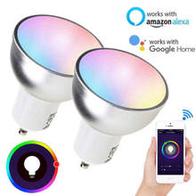 GU10 WiFi Bulb RGB Smart Light Smart Bulb Wireless WiFi App Remote Control Light Smart Home Smart Life For Alexa Google Home 2024 - buy cheap