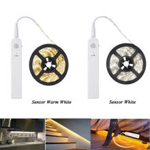 Светодиодный светильник для кухонного шкафа 2020, светодиодный светильник с датчиком движения, водонепроницаемый беспроводной светодиодный светильник PIR 2023 - купить недорого