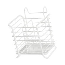 Iron Chopsticks Holder Hanging Cutlery Drying Basket Draining Chopsticks Rack Tableware Organizer (White) 2024 - buy cheap