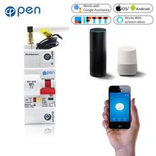 OPEN 1P 16A Remote control Wifi Circuit Breaker/ Smart Switch/ Intelligent automatic Recloser support Alexa and google home 2024 - buy cheap