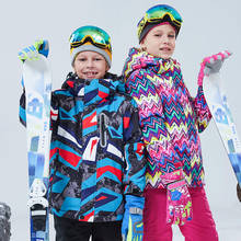 Chaquetas de esquí impermeables para niños Y niñas, abrigo cálido a prueba de viento para 4, 6, 8, 10, 12, 14 Y 16 años, de-30 grados 2024 - compra barato