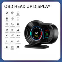 OBD2/GPS Dual System HUD Navigation Display Car ECU Computer OBD2 Speedometer Voltage Fuel Consumption RPM Gauge Turb test 2024 - buy cheap