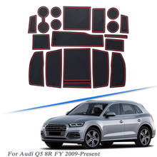 18 шт. Стайлинг автомобиля для Audi Q5 8R FY 2009-в наличии латексные прокладки для ворот коврик с пазом для межкомнатной двери нескользящий пылезащитный коврик автомобильные аксессуары 2024 - купить недорого