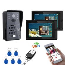 7inch Wireless Wifi RFID Password Video Door Phone Doorbell Intercom Entry System with Wired IR-CUT  Wired Camera Night Vision 2024 - buy cheap