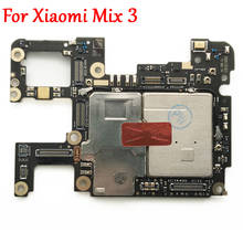 Global Firmware Tested Full Work Original Unlock Motherboard For Xiaomi Mix 3 Mix3 Mi Mix 3 Logic Circuit Board Plate 2024 - buy cheap