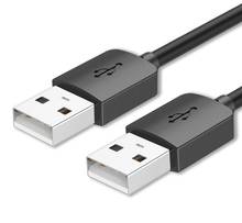 USB to USB Cable Type A Male to Male USB 2.0 Extension Cable For Radiator Hard Disk Webcom USB2.0 Cable Extender Data Line 2024 - buy cheap