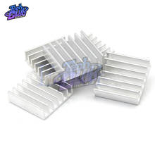 50pcs/Lot 20x20x6mm Radiator Aluminum Heatsink Extruded Heat Sink for LM2596 LM2577 LM2576 LED Electronic Heat Dissipation Cool 2024 - buy cheap