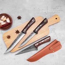 5.5",6",7'' Inch Boning Knife Full Tang Serbian Slicing Cleaver Kitchen Knife Fish Meat Fielting Cutter With Wenge Wood Handle 2024 - buy cheap