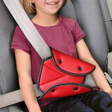 Soporte de ajuste de cinturón de seguridad para niños, cubierta de hombro de bebé, cuello, Anti-Cuello, posicionador de cinturón de seguridad para niños 2024 - compra barato