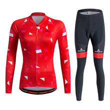 Winter Cycling Jersey Set Mtb Sports Suits jersey Thermal Fleece Women's Clothing Long Sleeve Warm Moutain Bike Jackets 2024 - buy cheap