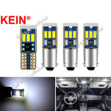 KEIN-bombilla LED para coche BA9S T10, luces de cuña lateral para estacionamiento, lámpara de señal automática, W5W T4W 363 H6W ba29s bay9s H21W 9smd 4014, 6 uds. 2024 - compra barato