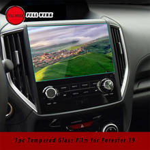 Película protectora de vidrio templado para pantalla de sistema de navegación GPS de coche, pegatina para Subaru Forester 2016, 2017, 2018, 19, accesorios, 1 ud. 2024 - compra barato