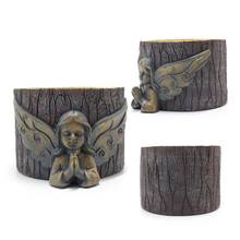 Creative Angel Wing Flower Pot Succulent Planter Resin Art Crafts Table Decoration Desk Mini Ornament Garden Supplies 2024 - buy cheap