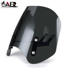 JAER Motorcycle Windshield Windscreen with Bracket Accessories for Honda Rebel CMX 500 300 CMX500 CMX300 2017 2018 2019 2020 2024 - buy cheap