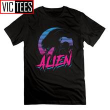 Camisetas de ALIEN Vaporwave Alien Covenant para hombre, 100% algodón, manga corta, cuello redondo, Alien vs Predator 2024 - compra barato