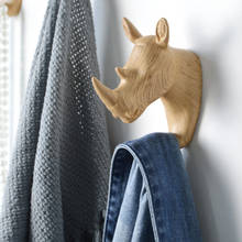 Hook Wall Hanging  Clothes Hanger Wall Hanging Deer Head Hanging Decorations  Home Multifunctional Cartoon Invisible Hook 2024 - buy cheap