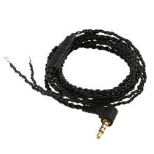 Cable de auriculares de repuesto de 3,5mm, Cable actualizado con micrófono MMCX / 2PIN / IE80 / IM/A2DC, Control de volumen Trs 2024 - compra barato