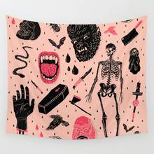 Whole Lotta Horror Wall Tapestry Cover Beach Towel Picnic Yoga Mat Home Decoration Tapestry Wall Hanging 2024 - buy cheap