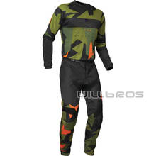 MX Vapor-Conjunto de camiseta y pantalón de camuflaje para hombre, conjunto de ropa para Motocross, bicicleta de descenso, traje todoterreno, Kits de carreras 2024 - compra barato