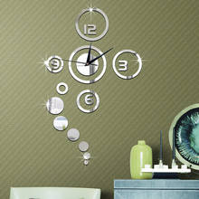 3D DIY Moment Quartz Needle Clock Watch Wall Clocks Creative Mirror Stickers Acrylic Home DIY Bedroom Modern Home Decor 2024 - buy cheap