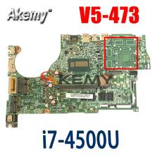 Akemy laptop Motherboard For ACER Aspire V5-473 i7-4500U Mainboard DAZRQMB18F0 SR16Z DDR3 2024 - buy cheap