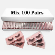 Mink Eyelashes Bulk Wholesale 30/50/100pcs 3d Mink Lashes Bulk Natural False Lashes Pack False Eyelashes Makeup Eye Lashes Set 2024 - buy cheap