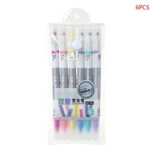 6pcs/set Erasable Highlighter Pen Marker Pastel Liquid Chalk Fluorescent Pencil 2024 - buy cheap