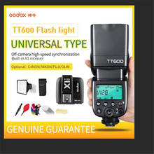 Godox-flash speedlite tt600 tt600s, sem fio, 2.4g, flash, gatilho para canon, nikon, sony, fujifilm, olympus 2024 - compre barato