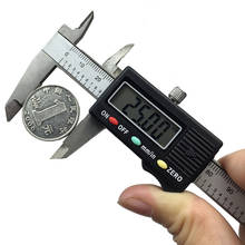 0-100mm 4inch stainless steel digital vernier caliper pocket plastic caliper mini gem caliper micometer thickness measure tool 2024 - buy cheap