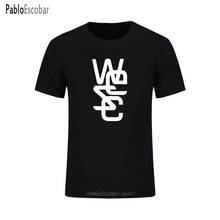 Summer Style WESC T Shirts New Letter Printed Skate T-shirt Short sleeve Cotton Hip Hop t-shirt T shirt 2024 - buy cheap