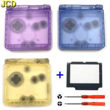 JCD 1Set For Nintend Gameboy Advance SP Transparent Clear Housing Shell Cover Case W/ Screen Lens Tools For GBA SP 2024 - buy cheap