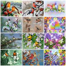 5d pássaro flor paisagem pintura diamante animal mosaico animal bordado inteiramente quadrado broca redonda ponto cruz decoração do lar 2024 - compre barato