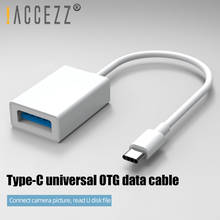 ¡! ACCEZZ-Adaptador tipo C a USB 3,0 hembra, adaptador OTG para iPad Pro, Xiaomi, Samsung S20, S10, ratón, teclado, disco U, conector 2024 - compra barato