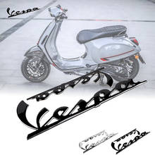 Пластиковые 3D наклейки для мотоцикла, 3 м, с логотипом Vespa GTS Super 250 300 Sprint Primavera 150 GTV 125 200 LXV 2024 - купить недорого