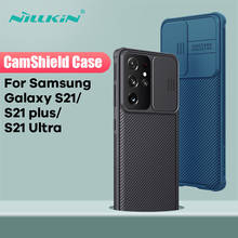 NILLKIN-funda de protección para cámara de Samsung Galaxy S21 Ultra, cubierta trasera deslizante de 6,8 pulgadas para cámara, para Samsung Galaxy S21 Plus y S21 2024 - compra barato