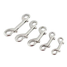 316 Stainless Steel Double Ended Snaps Hooks Scuba Diving 65mm\76mm Hook Double Ended Bolt Snap Buckle Metal Clip 2024 - buy cheap
