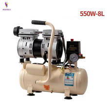 8L Silent air compressor air pump oil-free small air compressor dental woodworking paint portable air pump 2024 - buy cheap
