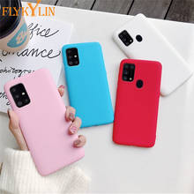 Funda de silicona suave para teléfono móvil Samsung, carcasa de TPU mate de Color caramelo para Samsung Galaxy S21 Ultra A12 A32 A02S A52 A72 S20 FE S20 s 21 plus 2024 - compra barato