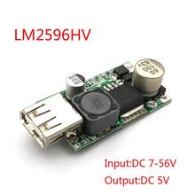 LM2596 HV 5V DC-DC reductor, módulo convertidor 9V 12V 24V 36V 48V a 5V 3A, Cargador USB 2024 - compra barato
