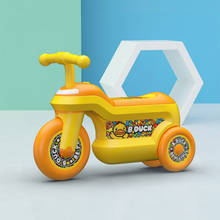 Carrinho de bebê com pedal, escorregador para armazenamento de música infantil de 1 a 3 anos, sem pedal, scooter para crianças 2024 - compre barato