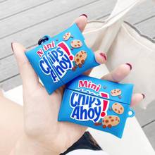 3D Funny Chips Ahoy Cookies Wireless Bluetooth Headset Cases For Apple Airpods Pro Gen 1 2 Protection Earphone Cover Funda Case 2024 - buy cheap