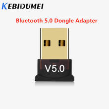 Kebidumei bluetooth 5.0 usb dongle adaptador para computador pc sem fio usb bluetooth transmissor música receptor adaptador bluetooth 2024 - compre barato