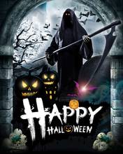 5D DIY Diamond Painting Kits Home Office Decoration Gift Ghost Pumpkin Lantern Halloween Full Round With AB Drill Art 2024 - buy cheap