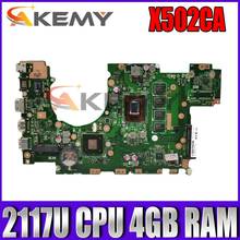 Placa-mãe para computador, x502ca, 2117 cpu, 4gb ram, para asus x502c x402c f402 x402ca x502ca, laptop x402ca x502ca, placa principal teste ok 2024 - compre barato