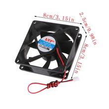 12V 2-Pin 80x80x25mm PC Computer CPU System Heatsink Brushless Cooling Fan 8025  Dropship 2024 - buy cheap