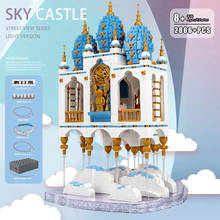 MOULD KING 16015 Streetview The Sky Floating Castle House Model Building Blocks Bricks Assembled DIY Toys Birthday Gift 2024 - buy cheap