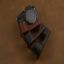 Кожаная защитная сумка для камеры sony A7R4 A7RM4 A7RIV A74 чехол для корпуса камеры ударопрочный защитный рукав Аксессуары 2024 - купить недорого