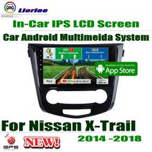 Jogador de android do carro 10.1 "tela lcd ips para nissan x-trail qashqai 2014-2018 gps navegação rádio amp bt sd usb aux wi-fi 2024 - compre barato